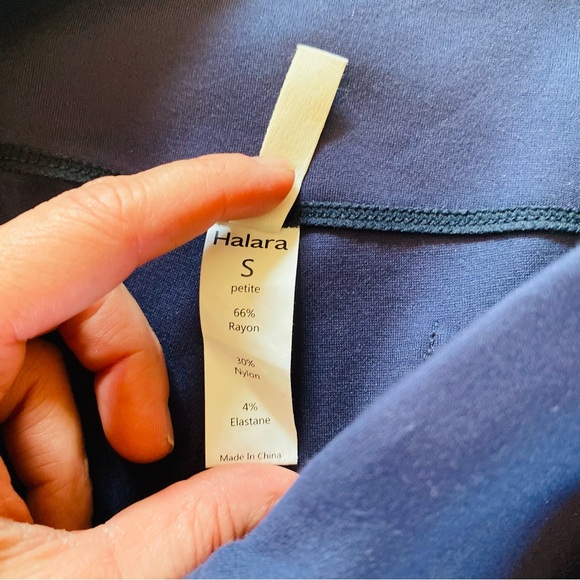 HALARA NWT Blue Flare Pants High-Waisted Boot Cut Pull On Casual small petite - Picture 8 of 8